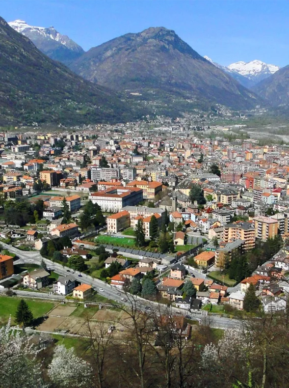 Vista panoramica di Domodossola