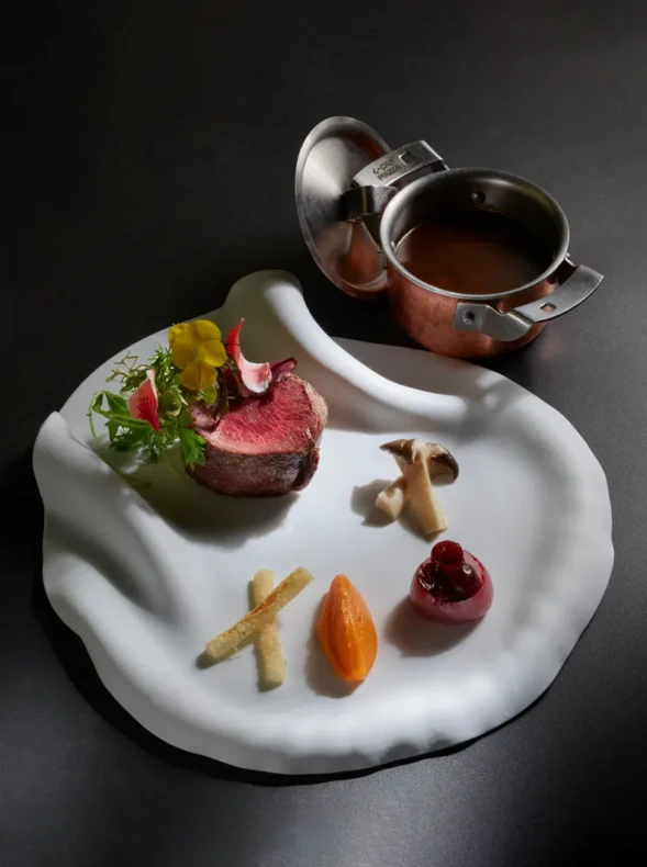 Piatto d'autore dell'Atelier Restaurant