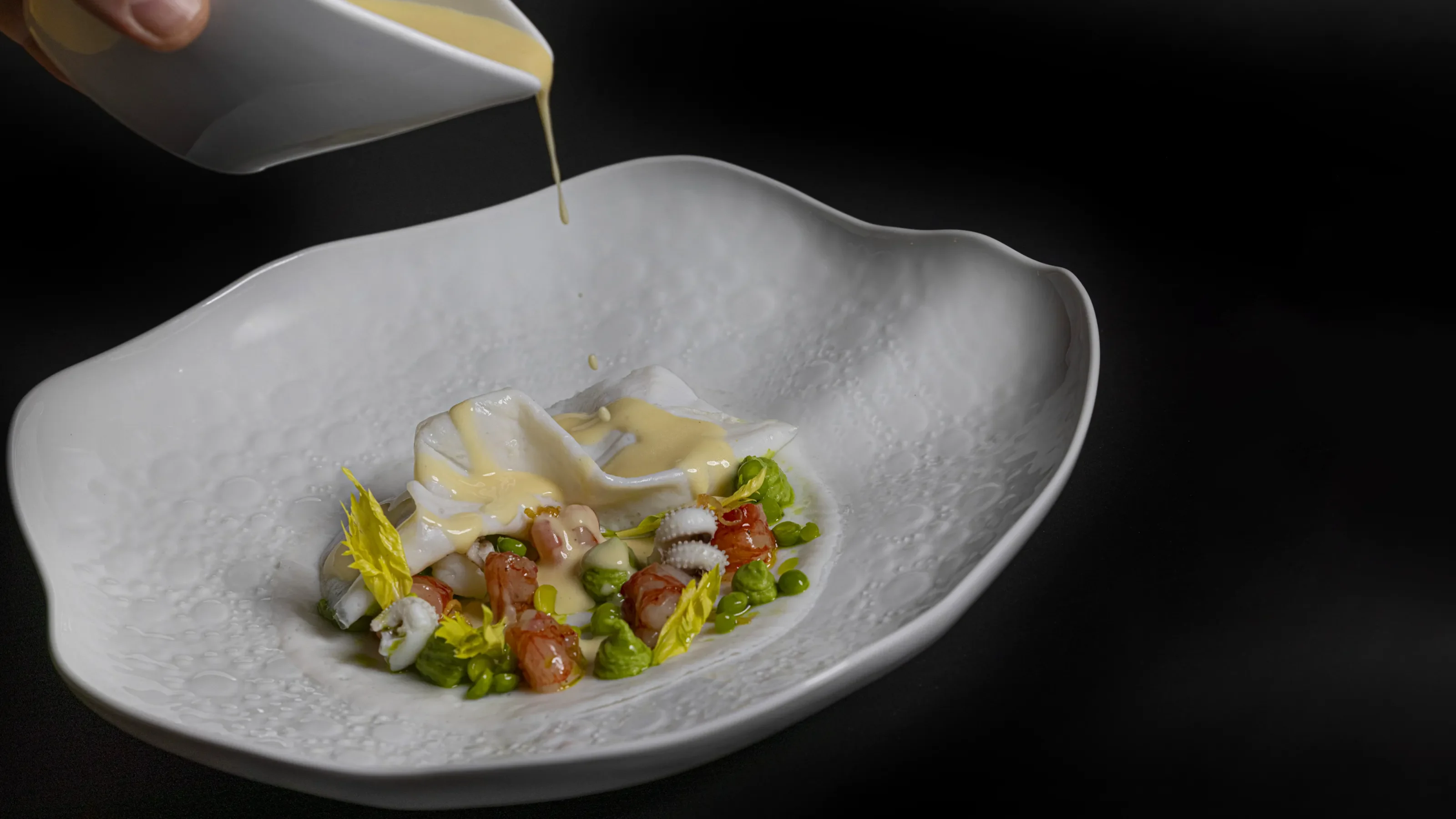 Composizione gastronomica firmata Giorgio Bartolucci