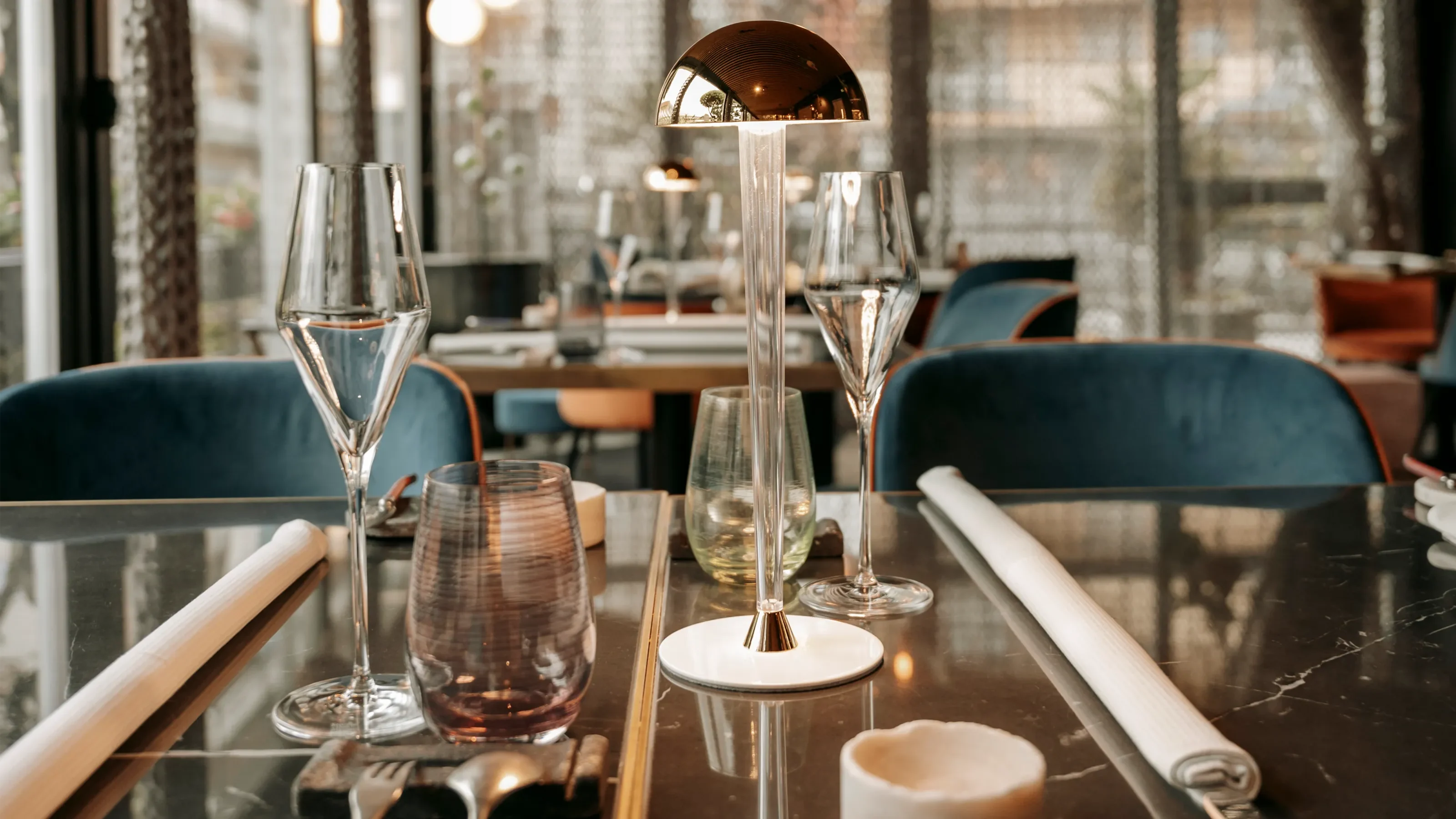 Dettaglio della mise en place, Atelier Restaurant