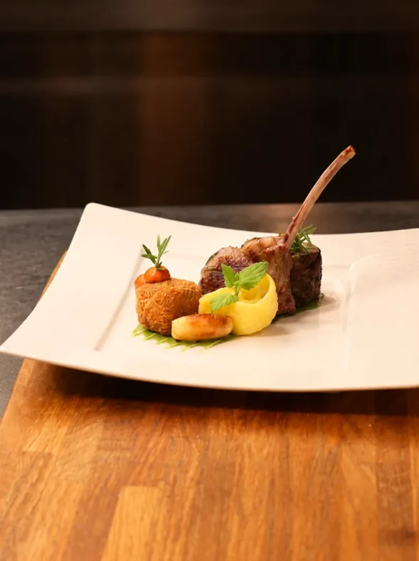 Cucina stellata dell'Atelier Restaurant