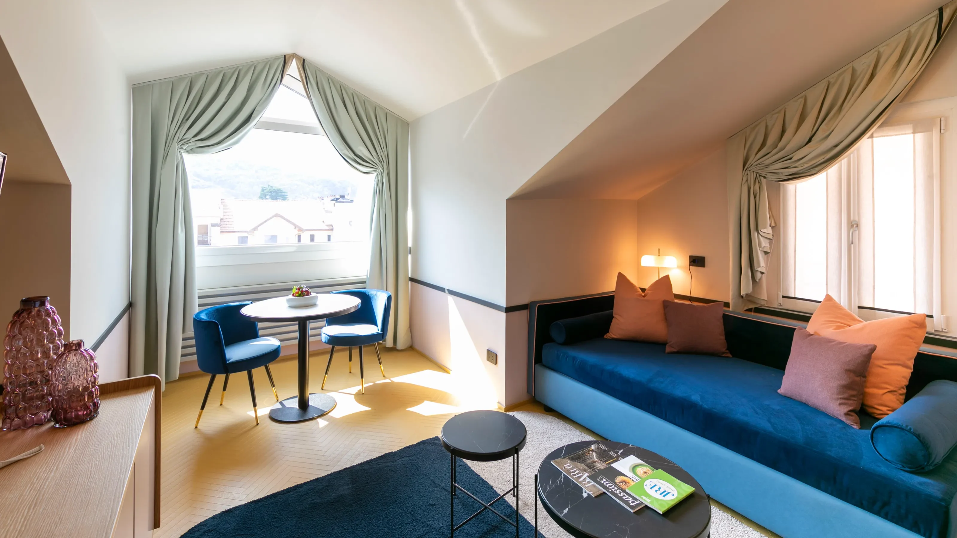 Salottino privato della Junior Suite dell'Hotel Eurossola
